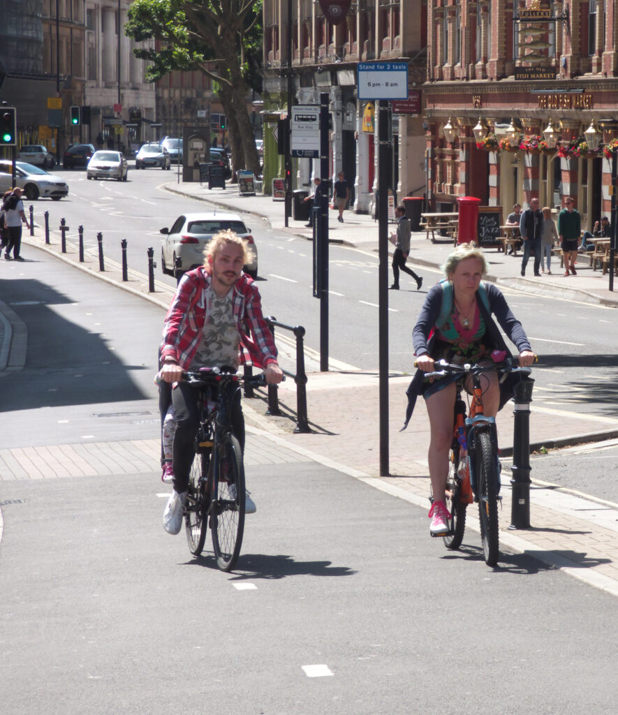 Segregated cycleway
