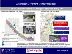 SCreen shot from 2022 Winchester Movement Strategy survey