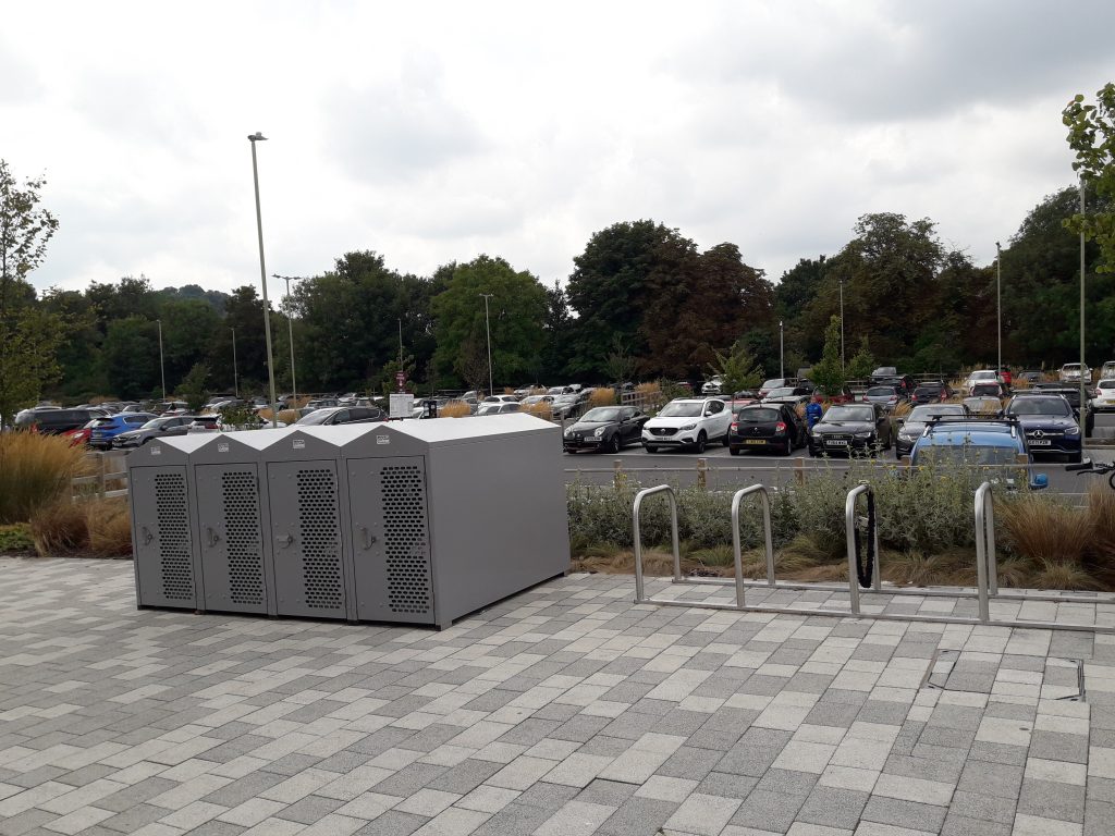 Photo of WSLC cycle lockers
