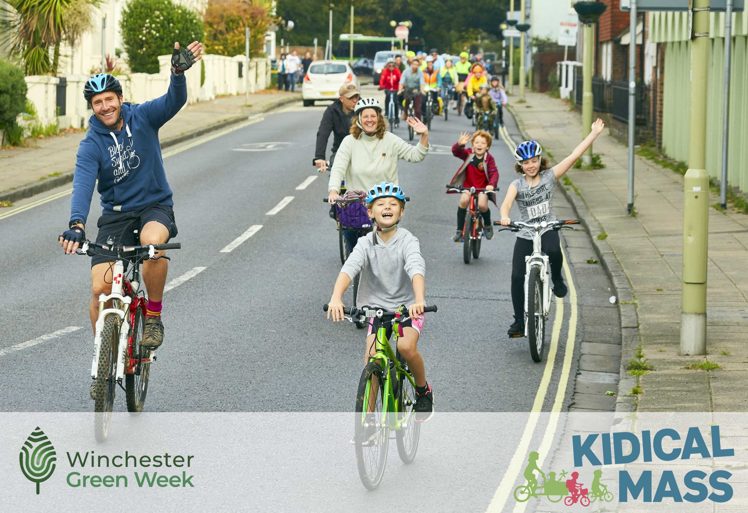 Join our 7th Mass Ride, 30 September it’s Kidical! Cycle Winchester