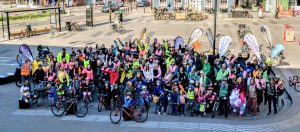 Group photo of global bike bus summit 2025